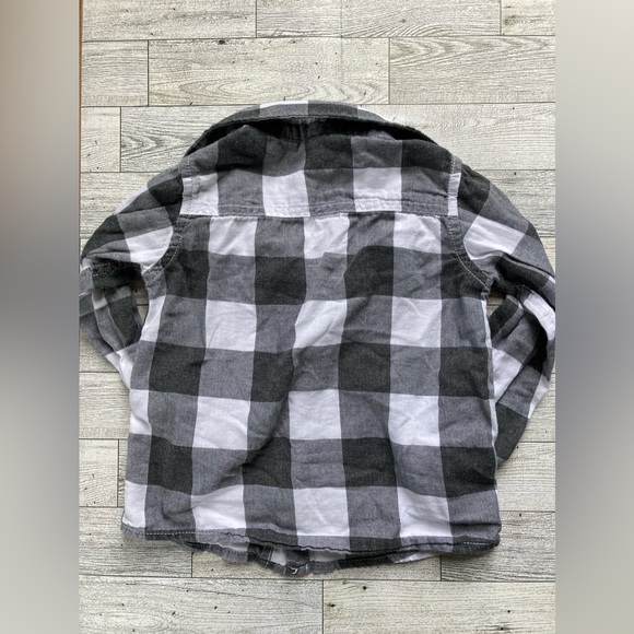 Dip Plaid Button Down Long Sleeve 3T - Picture 2 of 4
